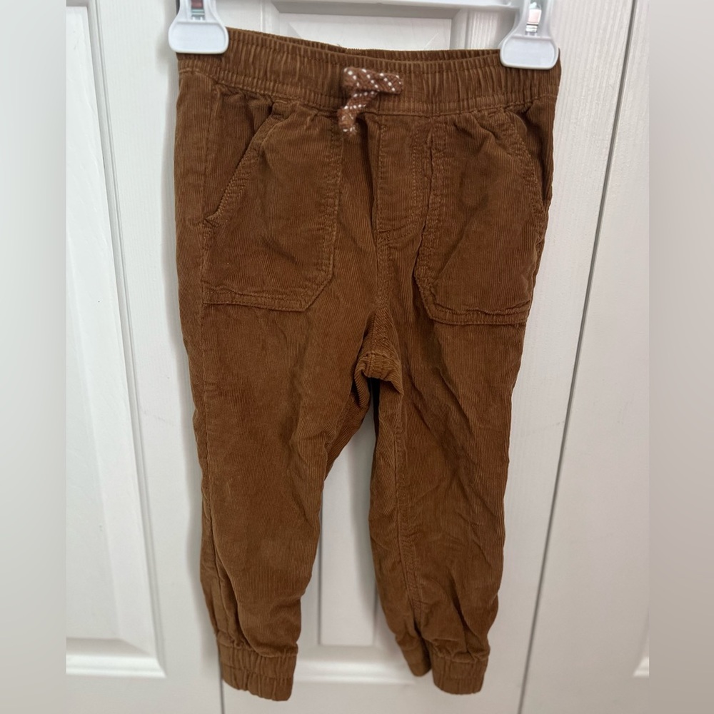 NWOT Super Soft Toddler Boy 3T Corduroy Joggers